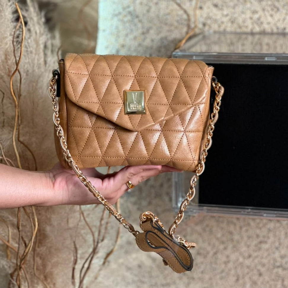 BOLSA VIZZANO NAPA CALF BAG NE CARAMELO 10081.2