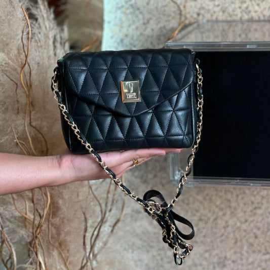BOLSA VIZZANO NAPA CALF BAG NE 10081.2 |cor:Preto