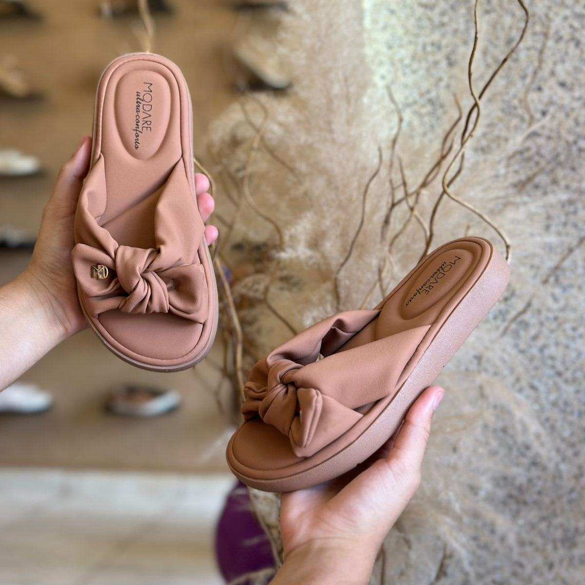 SANDALIA MODARE LACINHO NUDE 7208.101