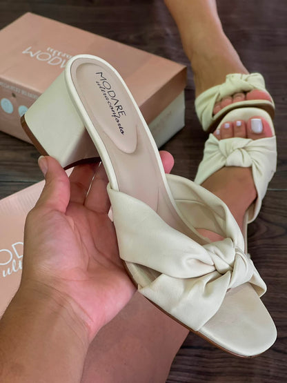 SANDALIA SALTO NÓZINHO MODARE 7172.131 |cor:Branco OFF