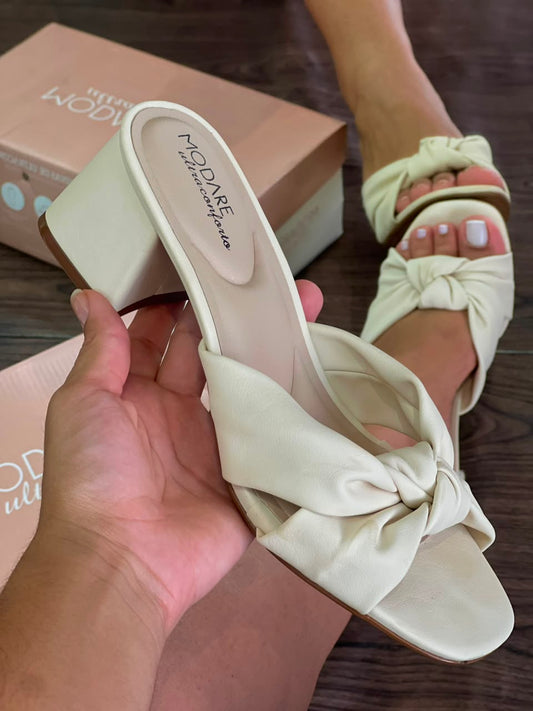 SANDALIA SALTO NÓZINHO MODARE 7172.131 |cor:Branco OFF