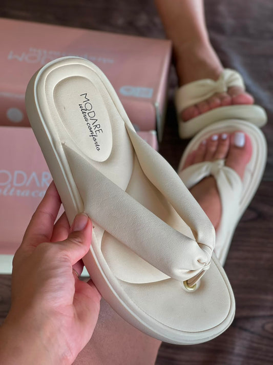 SANDALIA CHINELO NÓZINHO 7208.111 |cor:Branco