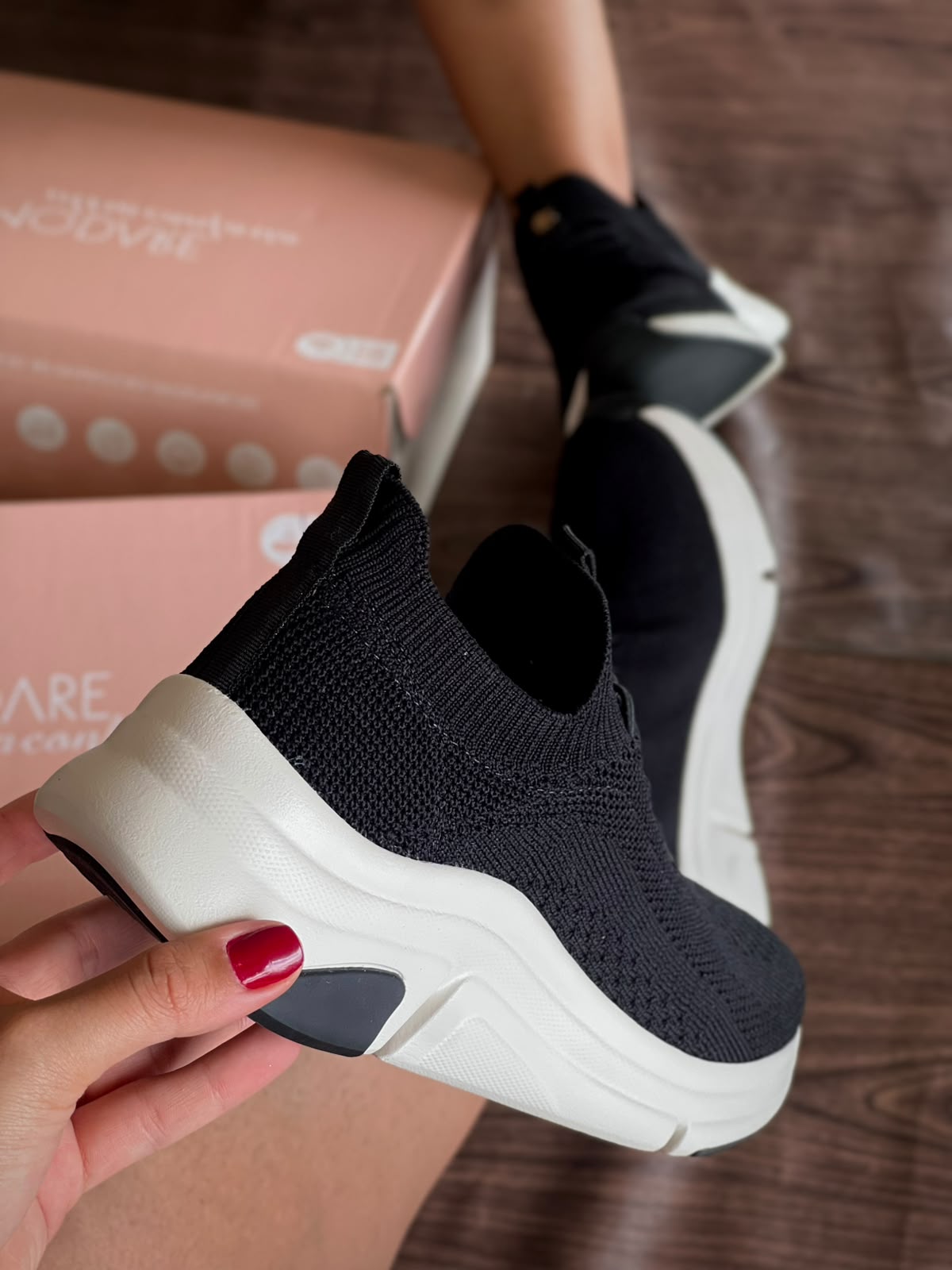 TENIS FEM MODARE CALCE FACIL 7401.105 |cor:Preto
