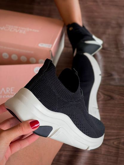 TENIS FEM MODARE CALCE FACIL 7401.105 |cor:Preto