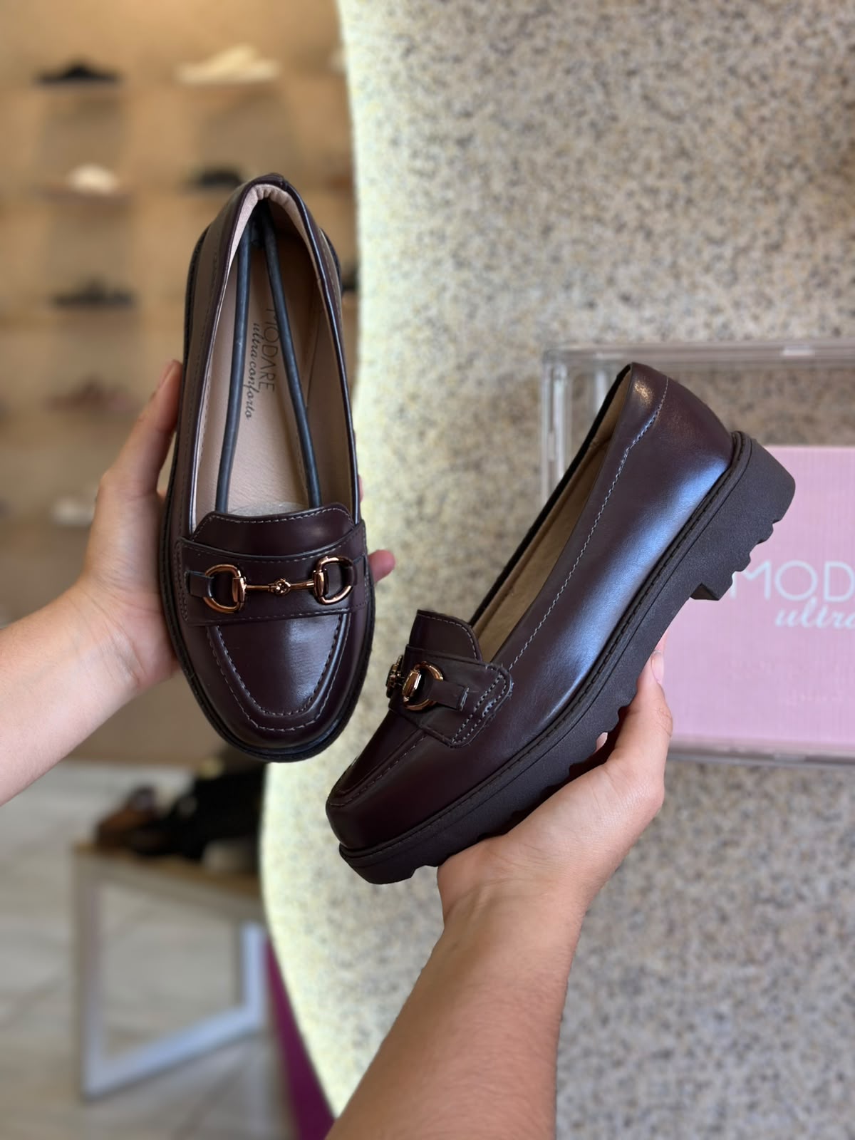 MOCASSIM FEM CACAU 7357.106 |cor:Cacau