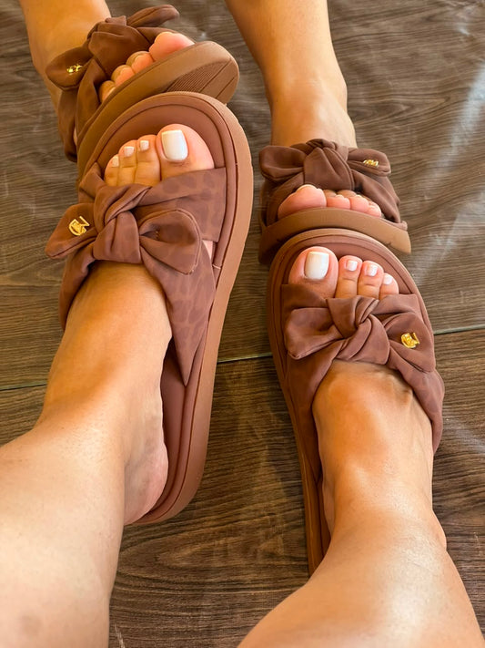 SANDALIA MODARE DE LACINHO 7208.101 |cor:Marrom