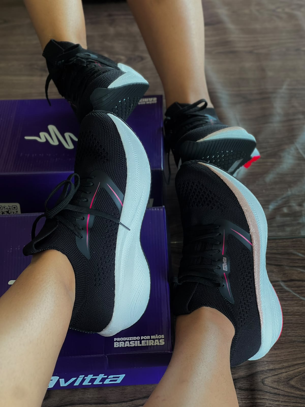 TENIS ESPORTIVO 4849.202 |cor:Preto Rosê