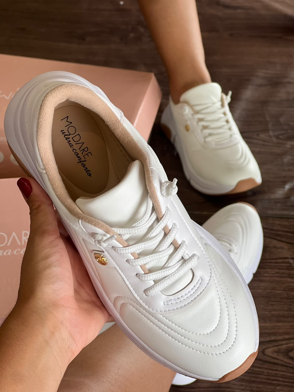 TENIS FEM MODARE COUR SINTETICO 7401.104 |cor:Branco