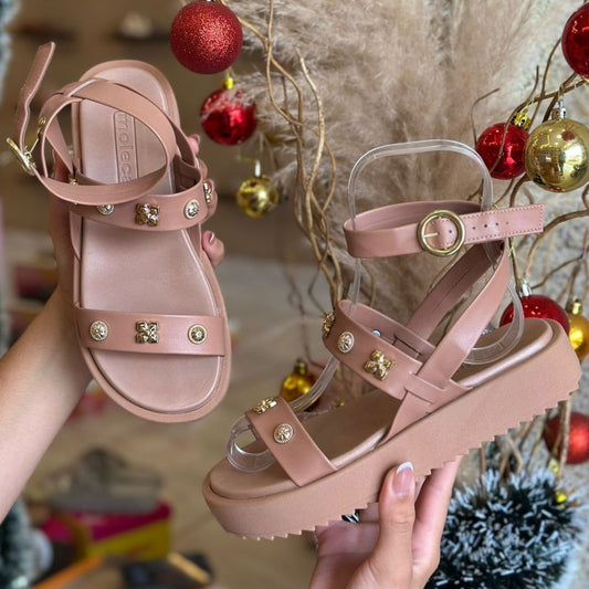 FLAT C PINGENTE 5489.120 |cor:Nude