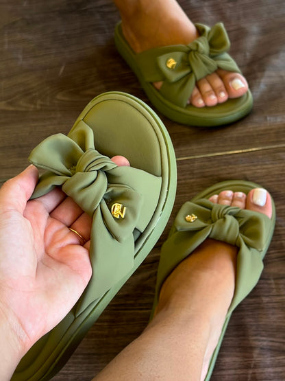 SANDALIA MODARE DE LACINHO 7208.101 |cor:Verde Militar