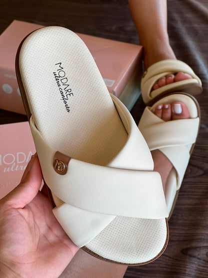 SANDALIA BIRKEN LISA 7223.103 |cor:Off White