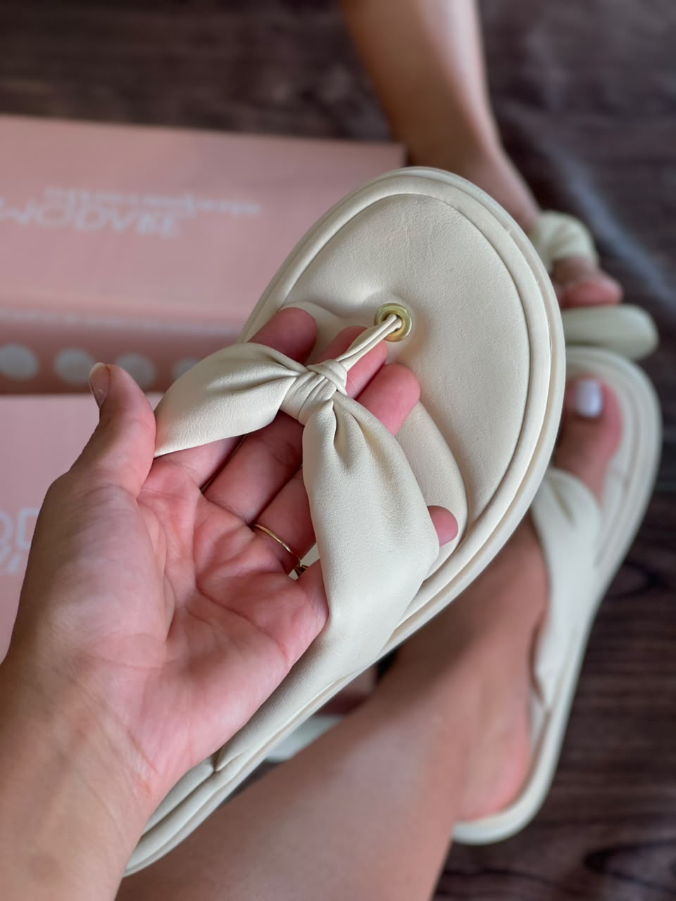 SANDALIA CHINELO NÓZINHO 7208.111 |cor:Branco