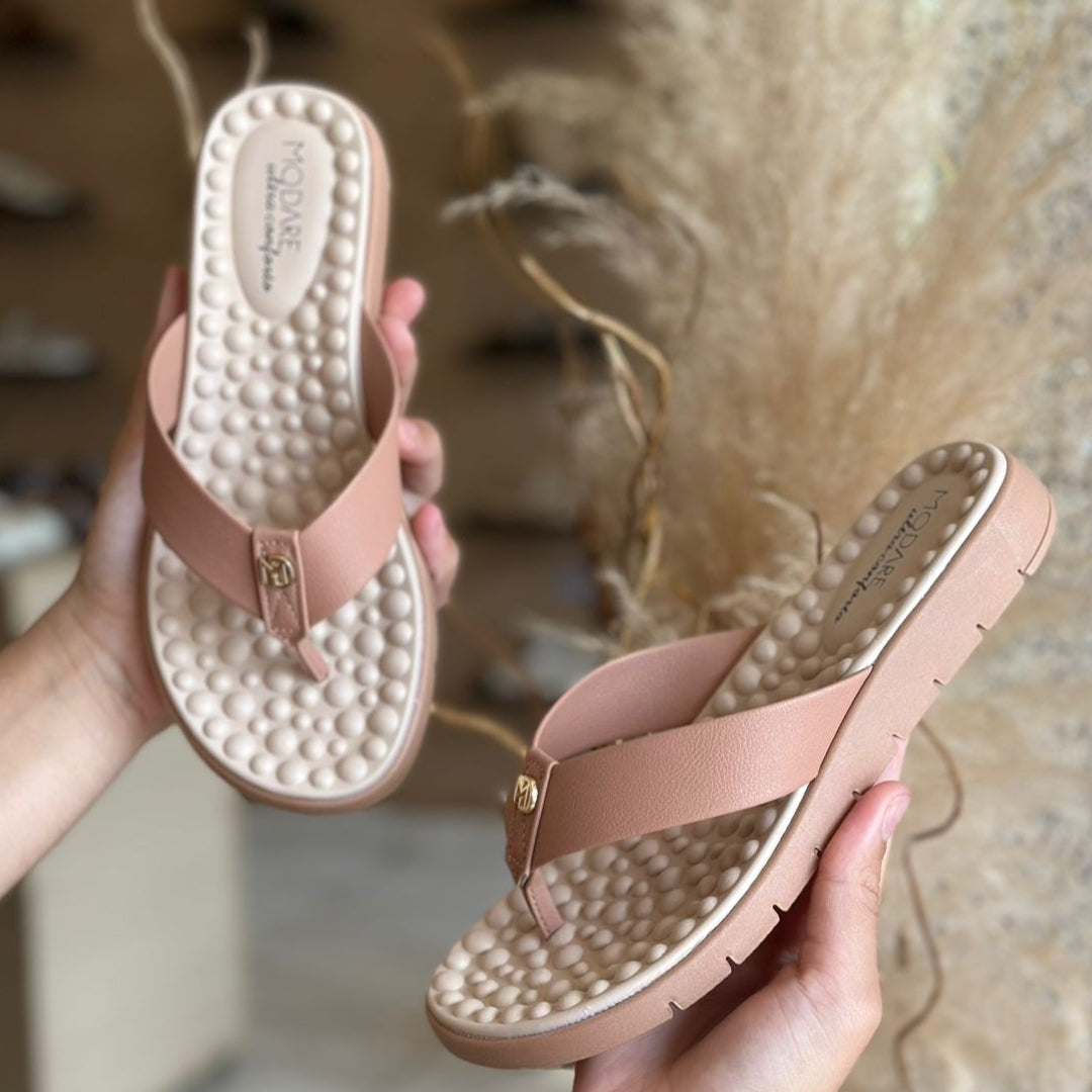 SANDALIA ORTOPEDICA CHINELO NUDE 7162.331
