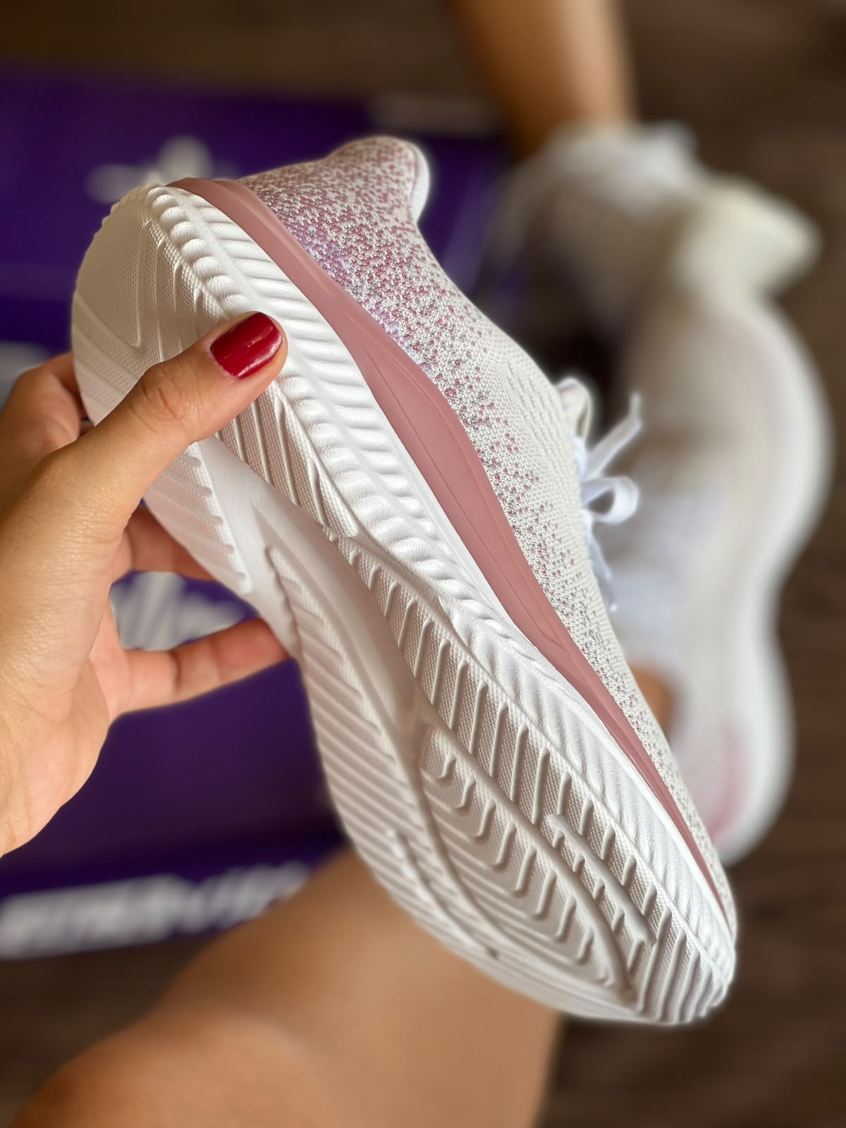 TENIS CASUAL GASPEA 4858.101 |cor:Branco Rosa