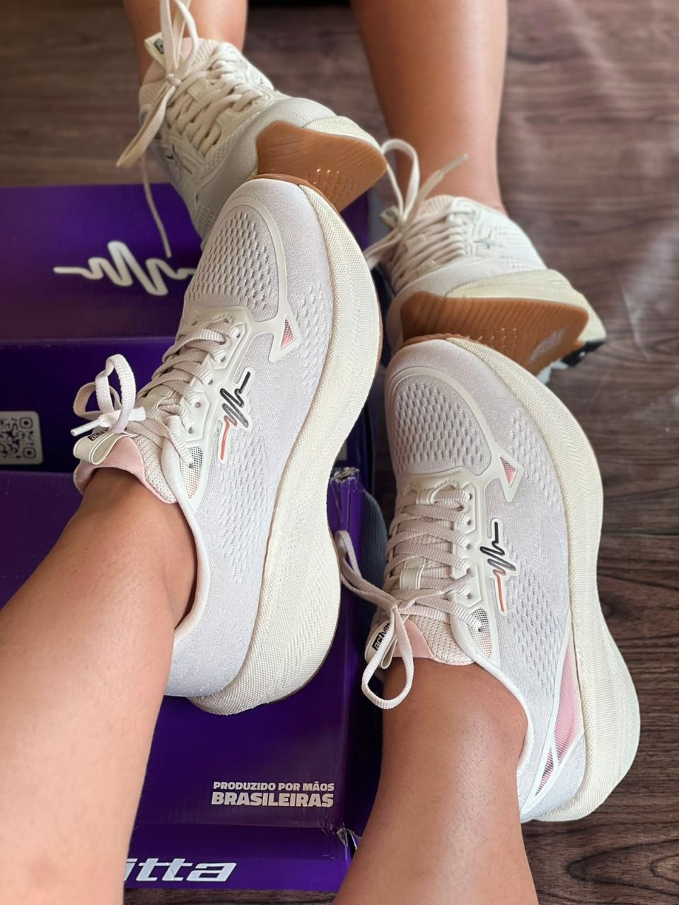 TENIS ESPORTIVO 4849.307 |cor:Bege Rosa